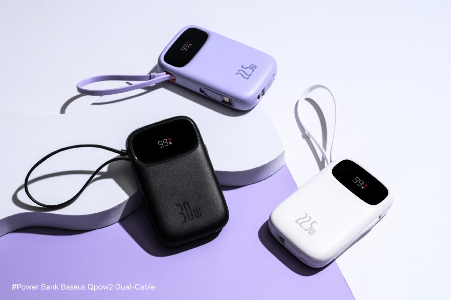 Baseus (เบซุส) นำทัพ Power Bank รับปี 2025 กับรุ่น Baseus Qpow2 ดีไซน์สุดคิ้วท์ 1,399 บาท